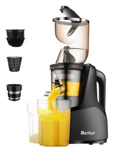 Máy ép chậm MerKur Black rau củ quả (ép nguyên quả)