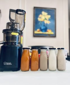 Máy ép chậm,làm kem hoa quả,sữa hạt Dream Kitchen thương hiệu Mỹ - Màu đen