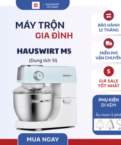 Máy đánh trứng kem, trộn bột Hauswirt M5 dung tích âu 5lit