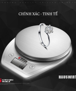 Cân tiểu ly điện tử HAUSWIRT HE-66 chính xác đến 0,1gam (tối đa cân 3000g)