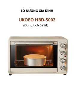 Lò nướng gia đình UKOEO HBD-5002 (dung tích 52lit) chuẩn nhiệt, nướng, sấy ,ủ