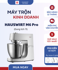 Máy trộn HAUSWIRT M6 PRO 7lit trộn bột, đánh kem, đánh trứng (dùng kinh doanh)
